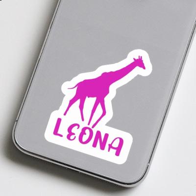 Giraffe Sticker Leona Notebook Giraffe Sticker Leona Gift package Image