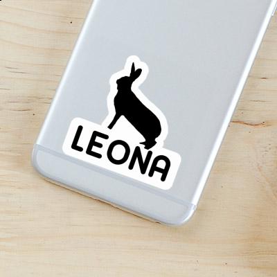 Aufkleber Hase Leona Laptop Image