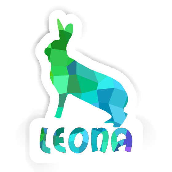 Aufkleber Leona Hase Image