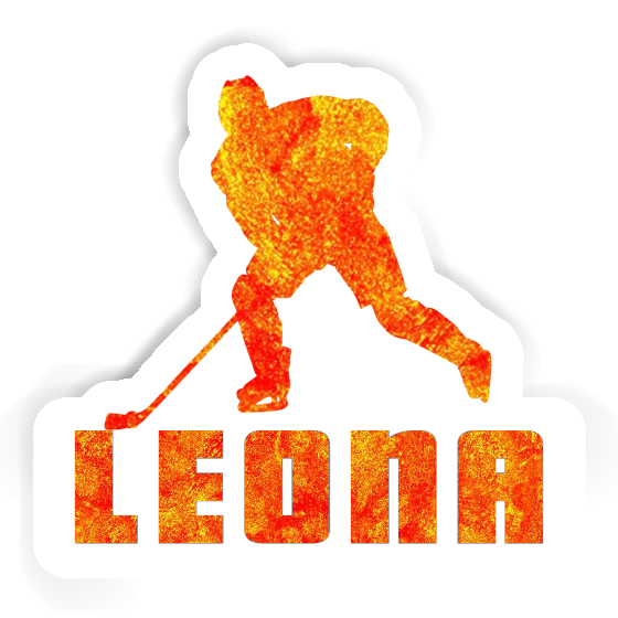 Leona Sticker Eishockeyspieler Notebook Leona Sticker Eishockeyspieler Gift package Image