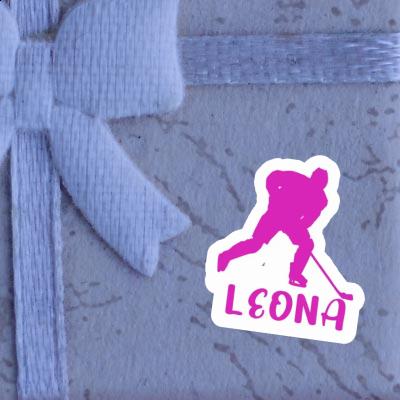Autocollant Joueuse de hockey Leona Image