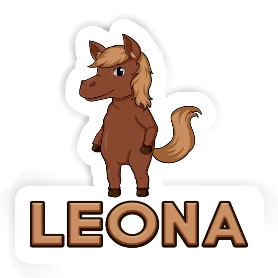 Horse Sticker Leona Notebook Horse Sticker Leona Gift package Image