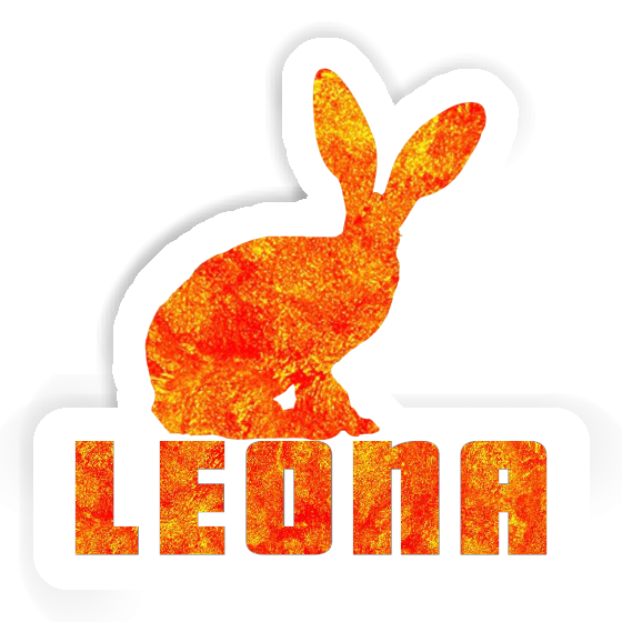 Autocollant Lapin Leona Notebook Autocollant Lapin Leona Notebook Image