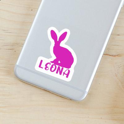 Leona Autocollant Lapin Image