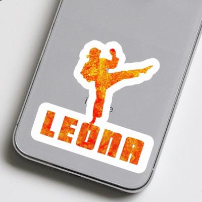 Sticker Karateka Leona Laptop Sticker Karateka Leona Laptop Image