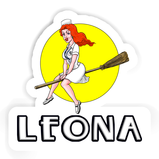 Aufkleber Krankenschester Leona Notebook Aufkleber Krankenschester Leona Gift package Image