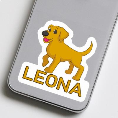 Hund Aufkleber Leona Notebook Hund Aufkleber Leona Gift package Image