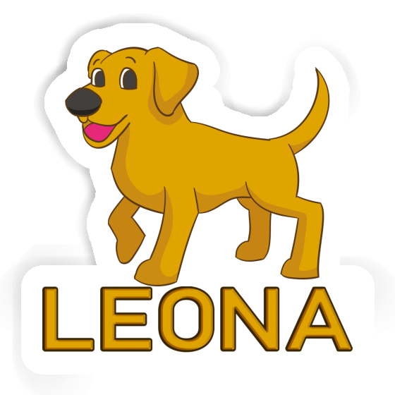 Hund Aufkleber Leona Laptop Hund Aufkleber Leona Laptop Image