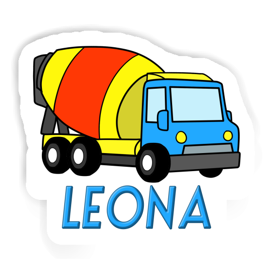 Leona Sticker Mischer-LKW Notebook Leona Sticker Mischer-LKW Gift package Image