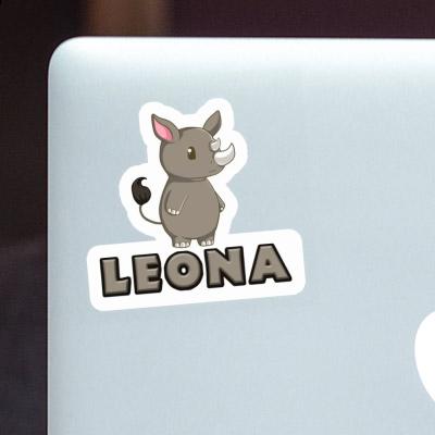 Leona Sticker Rhinoceros Notebook Leona Sticker Rhinoceros Notebook Image