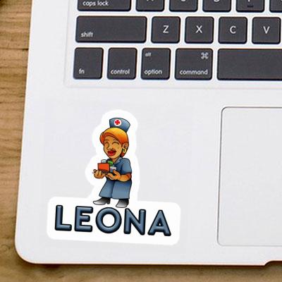 Leona Sticker Krankenschwester Notebook Leona Sticker Krankenschwester Gift package Image