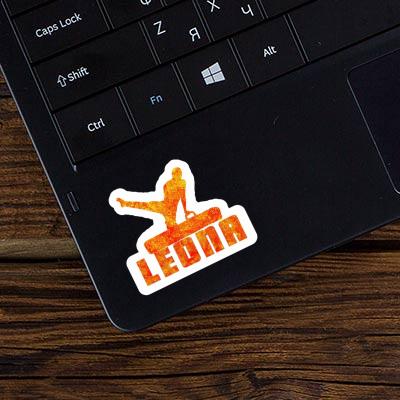 Leona Autocollant Gymnaste Notebook Image