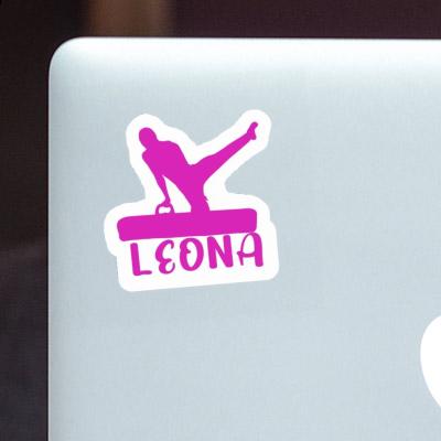Autocollant Gymnaste Leona Laptop Image
