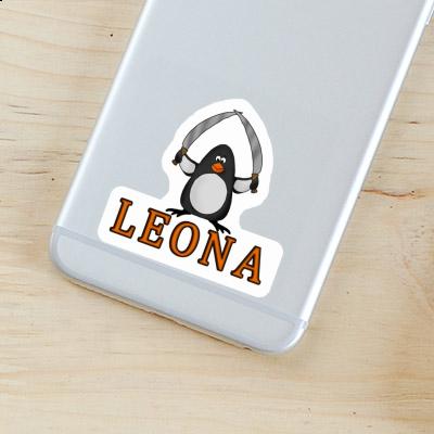 Leona Autocollant Pingouin Laptop Leona Autocollant Pingouin Laptop Image