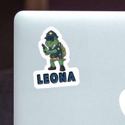 Leona Aufkleber Polizist Notebook Leona Aufkleber Polizist Notebook Image