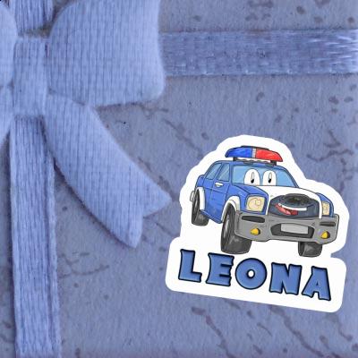 Voiture de police Autocollant Leona Notebook Image