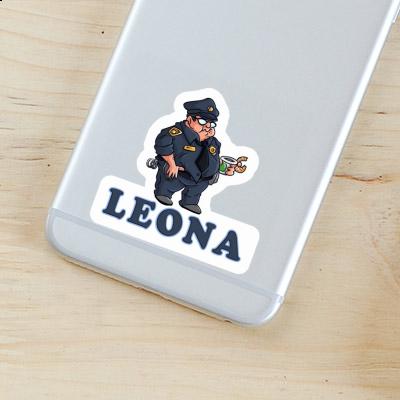Sticker Polizist Leona Notebook Sticker Polizist Leona Gift package Image