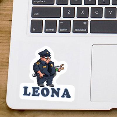 Sticker Polizist Leona Laptop Sticker Polizist Leona Laptop Image