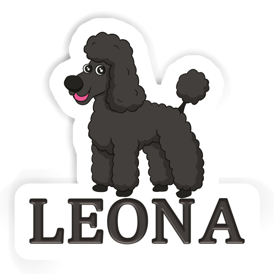 Pudel Sticker Leona Notebook Pudel Sticker Leona Gift package Image