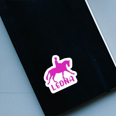 Horse Rider Sticker Leona Notebook Horse Rider Sticker Leona Gift package Image
