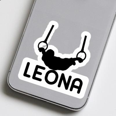 Autocollant Gymnaste aux anneaux Leona Laptop Image