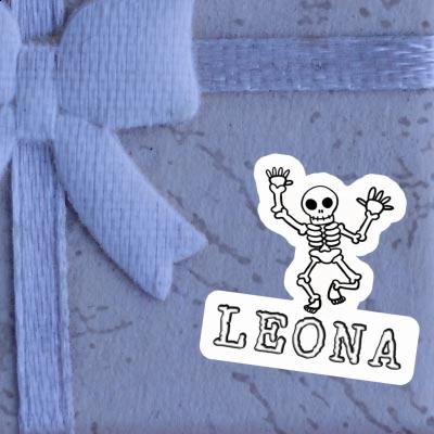 Sticker Skelett Leona Notebook Sticker Skelett Leona Gift package Image