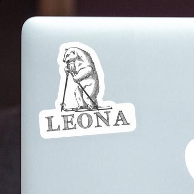 Leona Sticker Skifahrer Notebook Leona Sticker Skifahrer Gift package Image