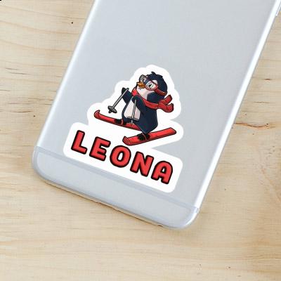 Leona Autocollant Skieuse Notebook Leona Autocollant Skieuse Gift package Image