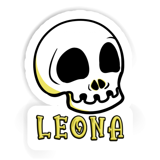 Leona Aufkleber Totenkopf Image