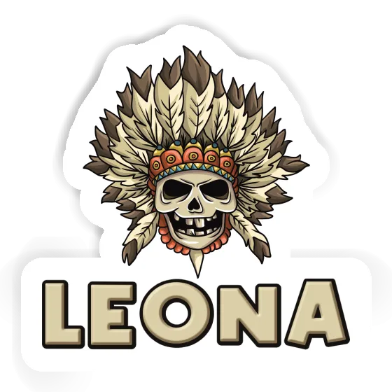 Kinder Totenkopf Aufkleber Leona Laptop Kinder Totenkopf Aufkleber Leona Laptop Image