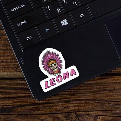 Leona Aufkleber Damen Totenkopf Notebook Leona Aufkleber Damen Totenkopf Gift package Image