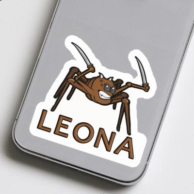 Aufkleber Leona Kampfspinne Notebook Aufkleber Leona Kampfspinne Gift package Image