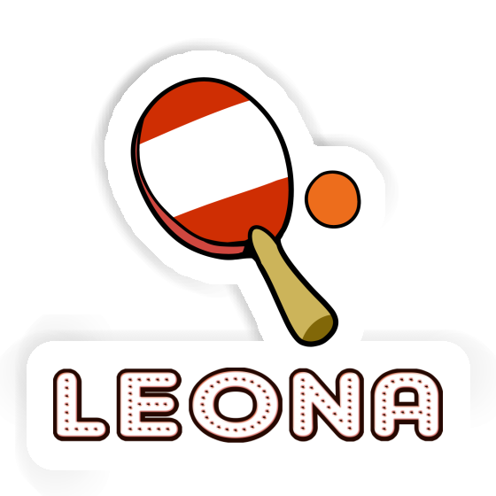 Sticker Leona Tischtennisschläger Notebook Sticker Leona Tischtennisschläger Gift package Image