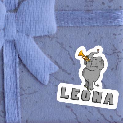 Elephant Sticker Leona Notebook Elephant Sticker Leona Gift package Image