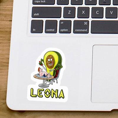 Sticker Avocado Leona Gift package Image