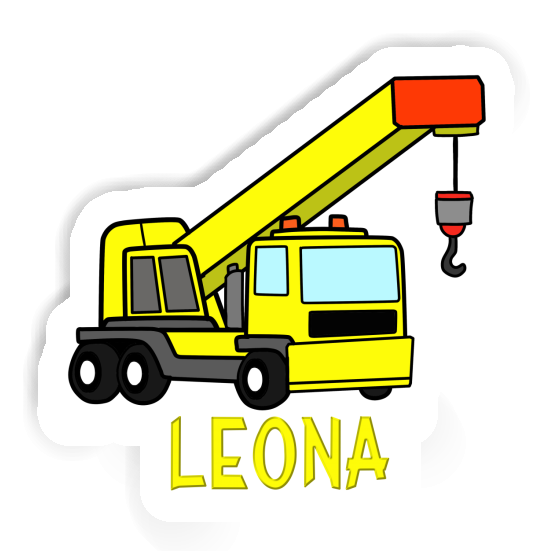 Leona Aufkleber Fahrzeugkran Leona Aufkleber Fahrzeugkran Image