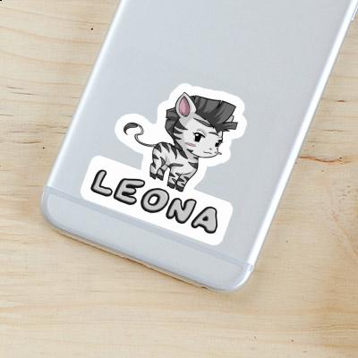 Sticker Leona Zebra Gift package Image