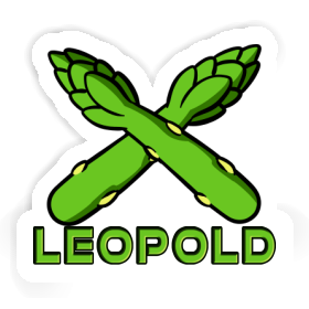 Sticker Leopold Asparagus Image