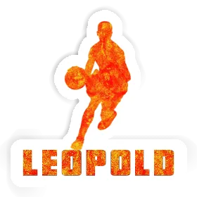 Sticker Basketball Player Leopold Image