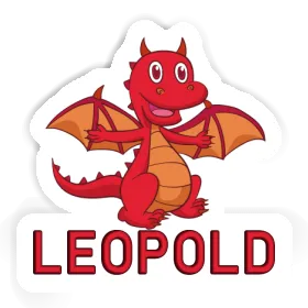 Drache Aufkleber Leopold Image