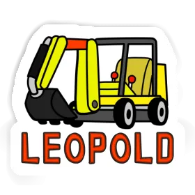 Sticker Mini-Excavator Leopold Image