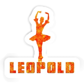 Ballerina Sticker Leopold Image