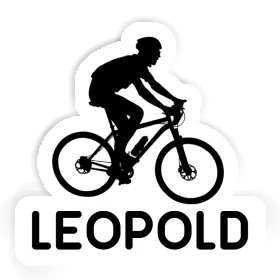 Leopold Sticker Biker Image