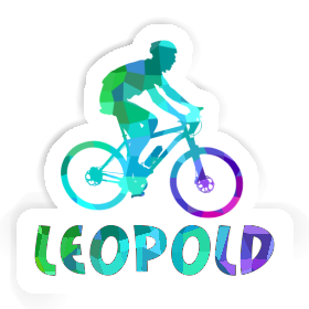 Leopold Sticker Biker Image