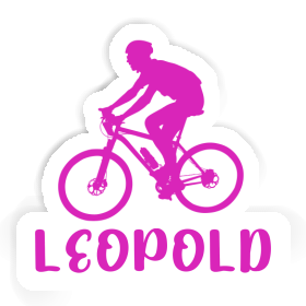 Leopold Sticker Biker Image