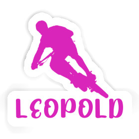 Sticker Leopold Biker Image