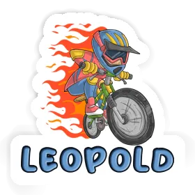 Biker Sticker Leopold Image