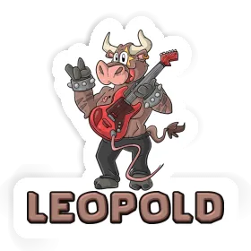 Sticker Gitarrist Leopold Image