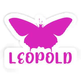 Sticker Leopold Butterfly Image