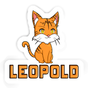 Sticker Leopold Kitten Image